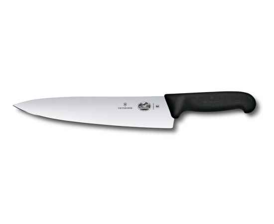 Нож разделочный VICTORINOX Fibrox, 25 см, чёрный
