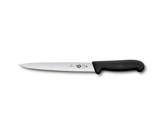 Нож филейный VICTORINOX Fibrox с гибким лезвием 20 см, чёрный