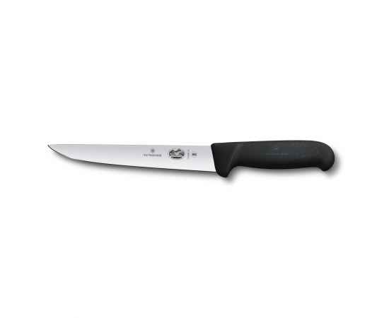 Нож обвалочный / жиловочный VICTORINOX Fibrox с прямым лезвием 18 см, чёрный