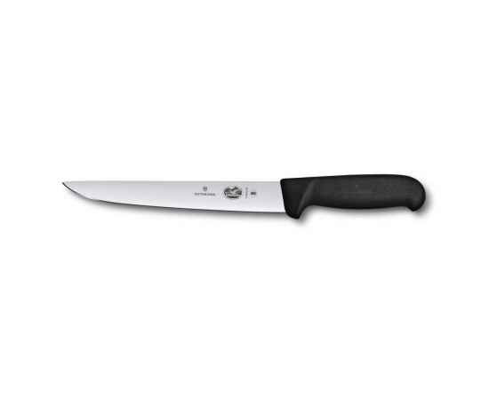 Нож обвалочный / жиловочный VICTORINOX Fibrox с прямым лезвием 20 см, чёрный
