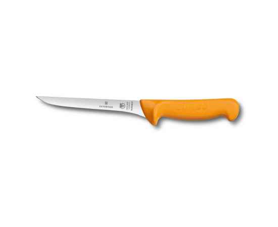 Нож обвалочный VICTORINOX Swibo с изогнутым узким гибким лезвием 13 см, жёлтый