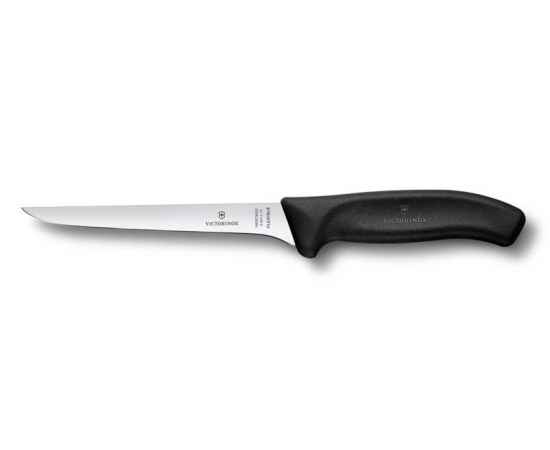 Нож обвалочный VICTORINOX SwissClassic, гибкое лезвие 15 см, чёрный