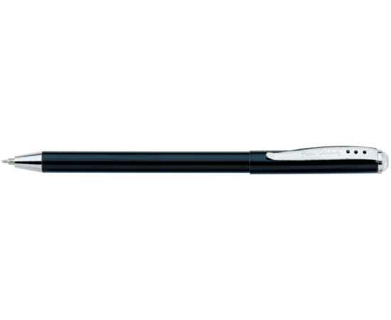 Ручка шариковая Pierre Cardin ACTUEL. Цвет - черный металлик. Упаковка P-1