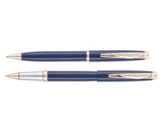 Набор Pierre Cardin PEN&PEN: ручка шариковая + роллер. Цвет - синий. Упаковка Е.