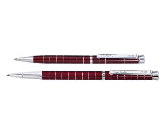 Набор Pierre Cardin PEN&PEN: ручка шариковая + роллер. Цвет - т.красный. Упаковка Е.