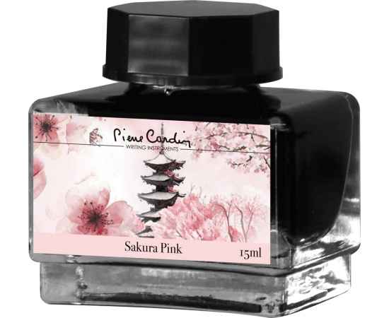 Флакон чернил Pierre Cardin 15мл, серия CITY FANTASY цвет Sakura Pink (Розовая Сакура)