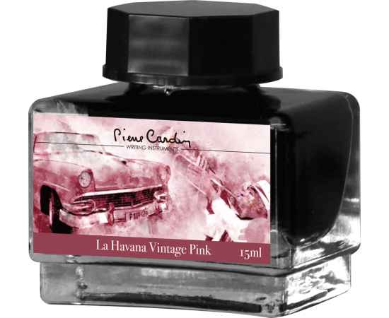 Флакон чернил Pierre Cardin 15мл, серия CITY FANTASY цвет La Havana Vintage Pink (Розовая Гавана)