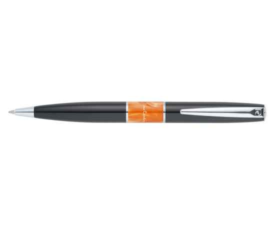 Ручка шариковая Pierre Cardin LIBRA, цвет - черный и оранжевый. Упаковка В
