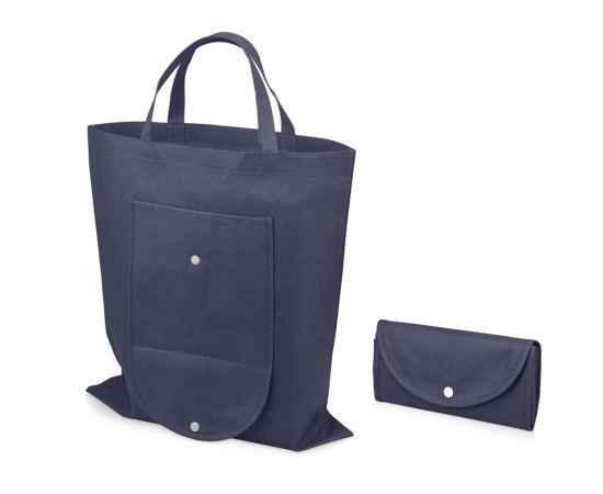 Складная сумка Plema из нетканого материала, 5-12026804, Цвет: темно-синий