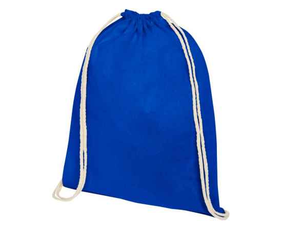 Рюкзак со шнурком Tenes из хлопка 140 г/м², 5-12057553, Цвет: синий