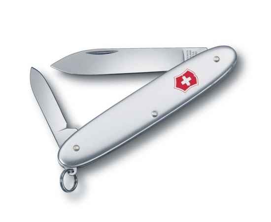 Нож перочинный VICTORINOX Excelsior, 84 мм, 3 функции, алюминиевая рукоять, серебристый