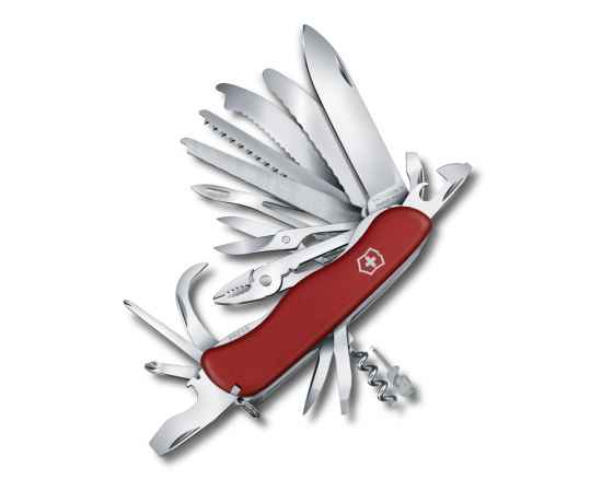 Нож перочинный VICTORINOX WorkChamp XL, 111 мм, 31 функция, с фиксатором лезвия, красный