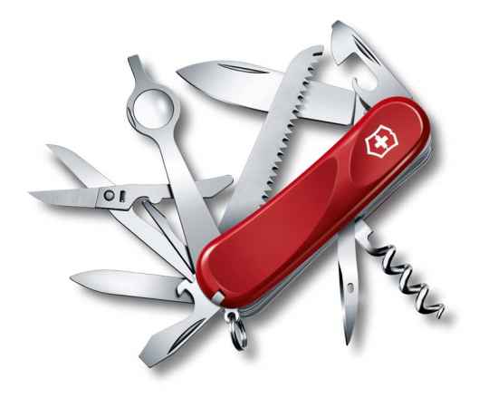 Нож перочинный VICTORINOX Evolution 23, 85 мм, 17 функций, красный