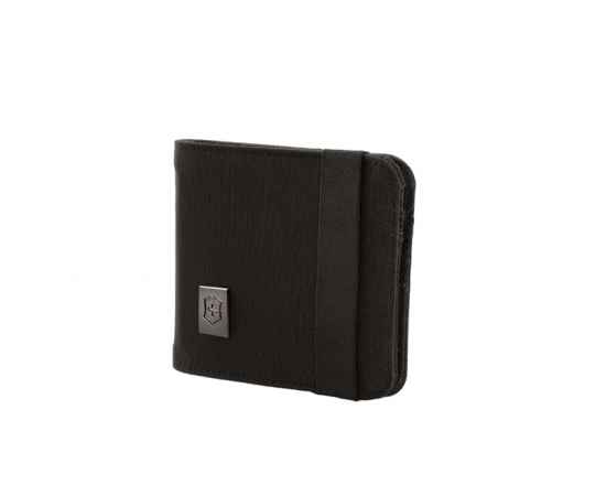Бумажник VICTORINOX Bi-Fold Wallet, чёрный, нейлон 800D, 11x1x10 см