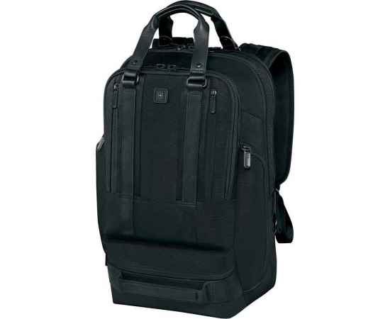 Рюкзак VICTORINOX Lexicon Professional Bellevue 17'', чёрный, нейлон/кожа, 32x20x47 см, 30 л