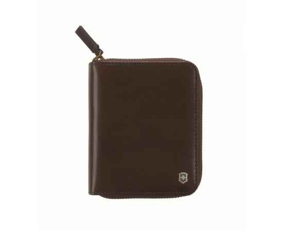 Кошелёк VICTORINOX Weyl с защитой от сканирования RFID, коричневый, кожа наппа, 10x2,2x12 см