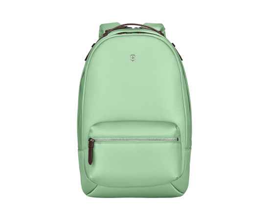 Рюкзак VICTORINOX Victoria Classic Business Backpack, мятный, нейлон/кожа/микрозамша, 27x21x41 см