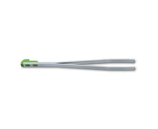 Пинцет VICTORINOX, малый для ножей 58 мм, 65 мм и 74 мм, стальной, с зелёным наконечником
