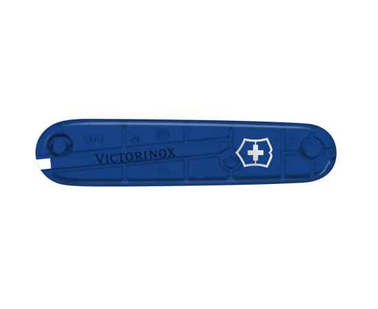 Передняя накладка для ножей VICTORINOX 91 мм, пластиковая, полупрозрачная синяя