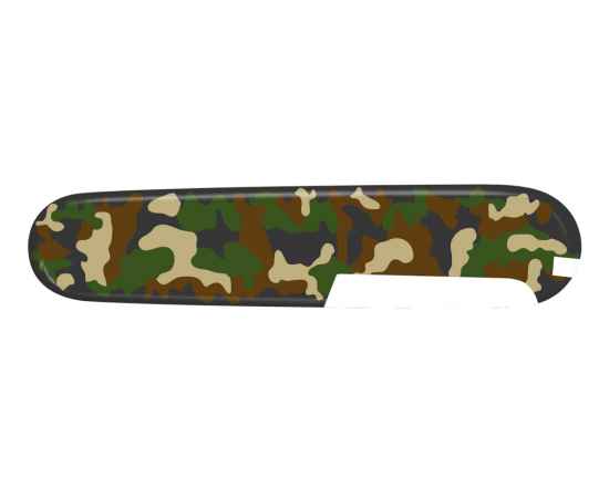 Задняя накладка для ножей VICTORINOX 91 мм, пластиковая, зелёный камуфляж