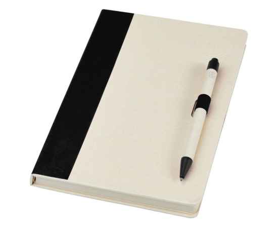 Блокнот A5 Dairy Dream с шариковой ручкой, 10781190, Цвет: черный,бежевый