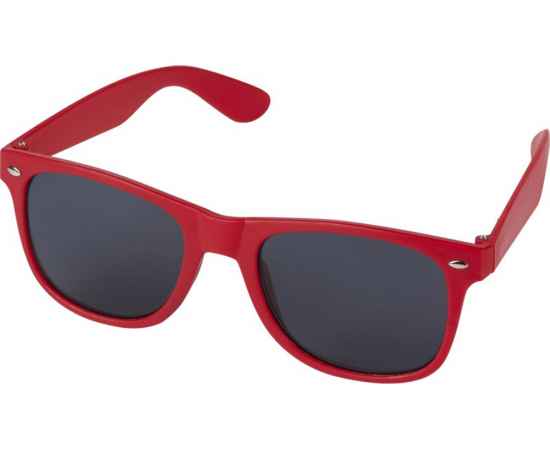 Солнцезащитные очки Sun Ray из переработанной пластмассы, 12702621, Цвет: красный