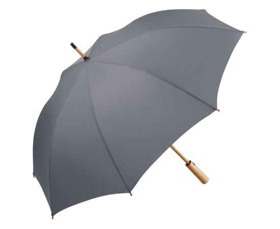 Бамбуковый зонт-трость Okobrella, 100108, Цвет: серый,медный
