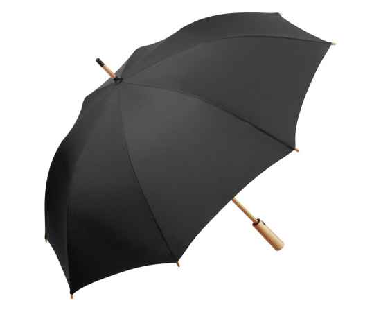 Бамбуковый зонт-трость Okobrella, 100080, Цвет: черный