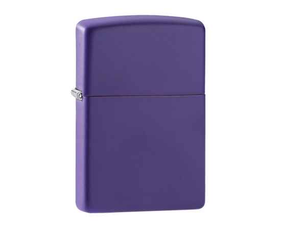 Зажигалка ZIPPO Classic с покрытием Purple Matte, 422128, Цвет: фиолетовый