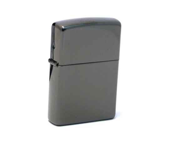 Зажигалка ZIPPO Classic с покрытием Ebony™, 422109, Цвет: черный
