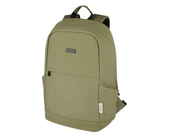Противокражный рюкзак Joey для ноутбука 15,6 из переработанного брезента, 12067760, Цвет: оливковый