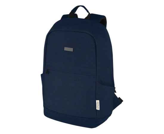 Противокражный рюкзак Joey для ноутбука 15,6 из переработанного брезента, 12067755, Цвет: темно-синий