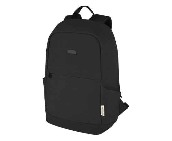 Противокражный рюкзак Joey для ноутбука 15,6 из переработанного брезента, 12067790, Цвет: черный